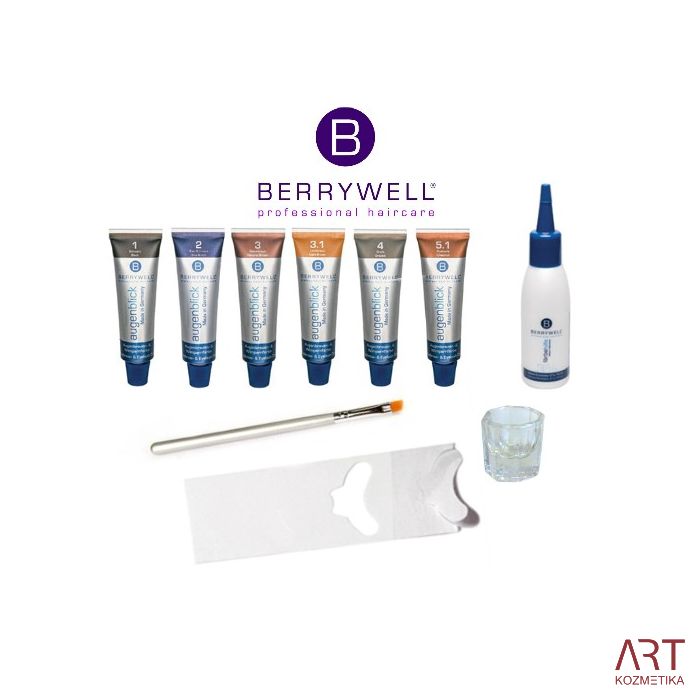 BERRYWELL® barva za trepalnice in obrvi 15ml - grafitna | št. 4