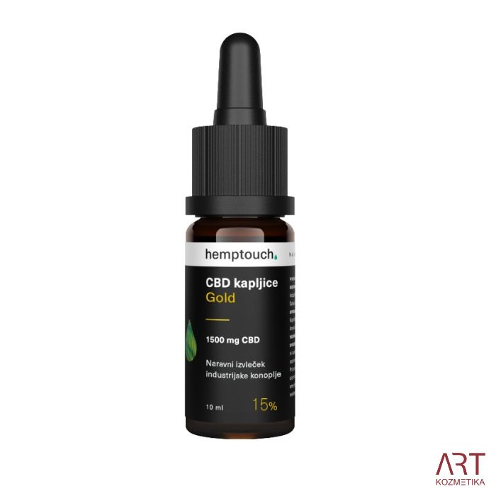 CBD kapljice Gold 1500mg CBD | Hemptouch | 10ml (15%)