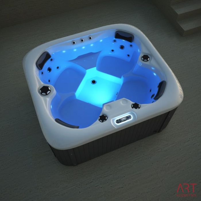 Zunanji SPA masažni bazen ART - Corvus