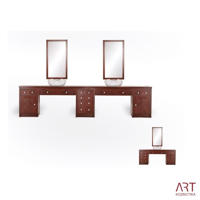 Delovno mesto - frizersko ogledalo - Barber Classic/Industrial