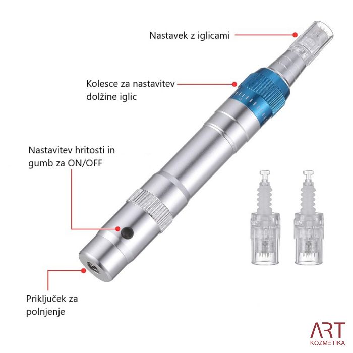 METAL naprava za iglično mezoterapijo - brezžičen