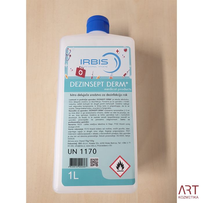DEZINSEPT DERM+ 1000 ml  - alkoholno razkužilo za roke s pumpico
