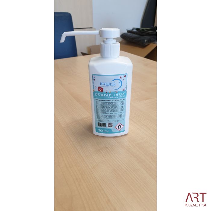 DEZINSEPT DERM+ 500 ml  - alkoholno sredstvo za roke s pumpico