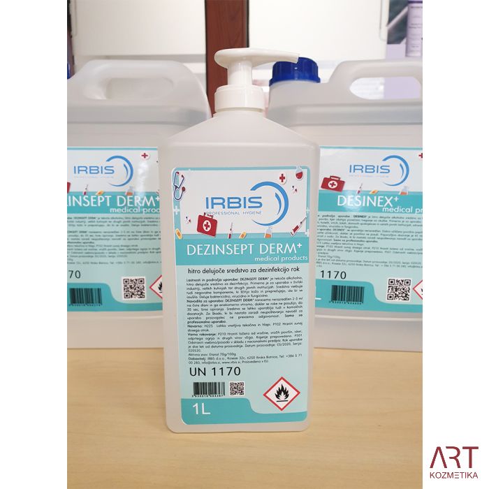 DEZINSEPT DERM+ 5 L  - alkoholno razkužilo za roke