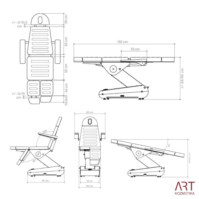 Pedikerski stol SWOP P3 PRO PODO