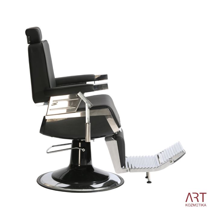 Brivski stol Dark (črno oblazinjenje)