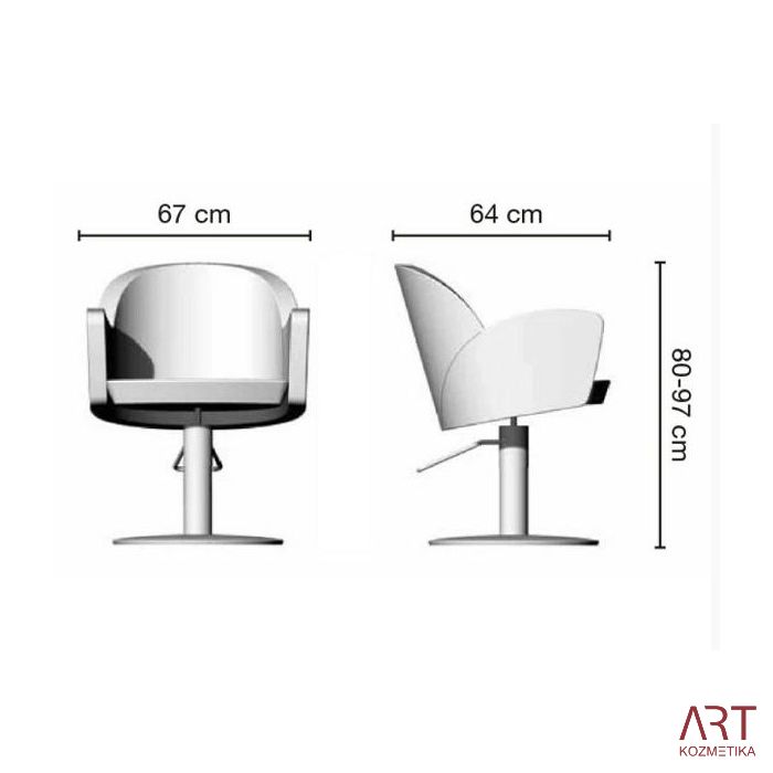 Frizerski stol Emily | Ceriotti