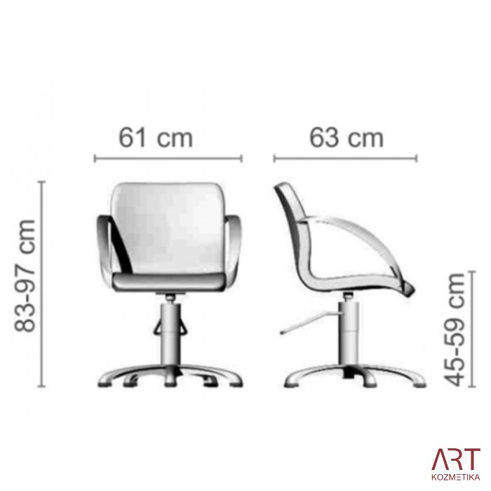 Frizerski stol Flavia | Ceriotti