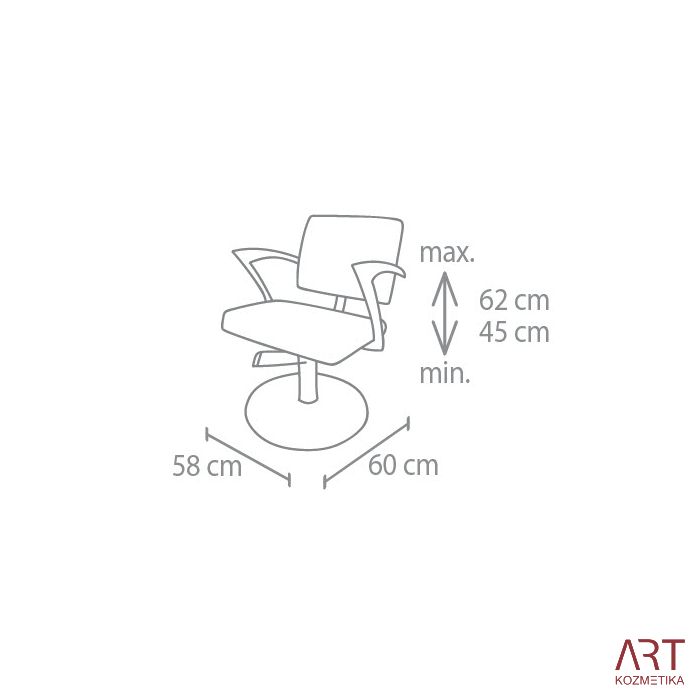 Frizerski stol Classic