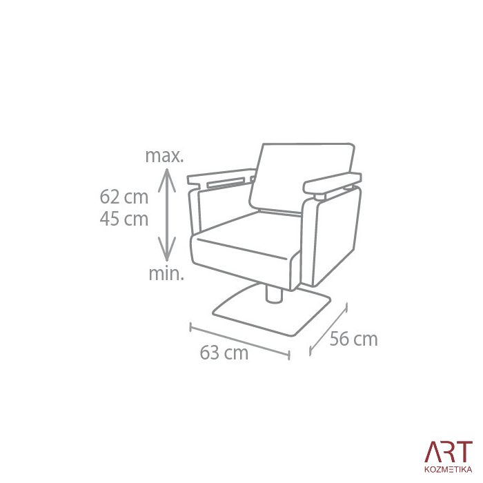 Frizerski stol Elegant