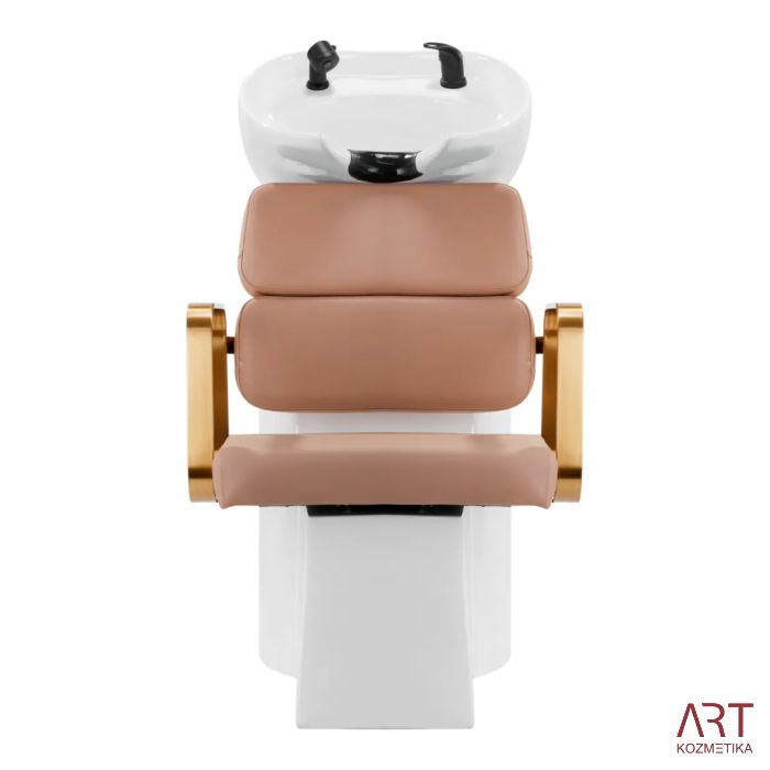 Frizerski umivalnik - Porto 8047 | zlato - bež - AKCIJA