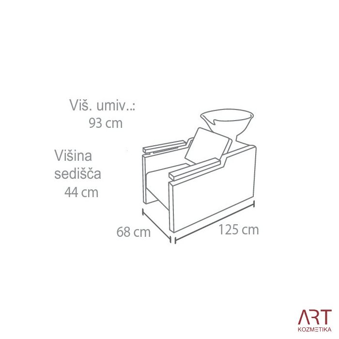 Frizerski umivalnik Elegant