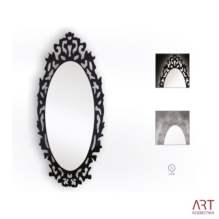 Frizersko ogledalo KING LED - prozoren