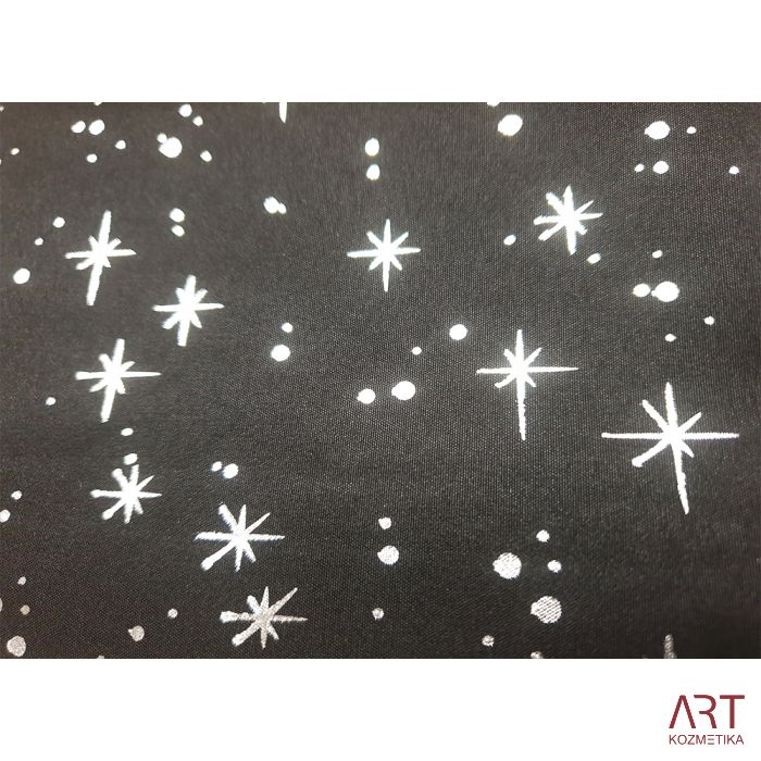 Frizersko ogrinjalo - pregrinjalo Chromwell 125x145 cm - vodoodporno - črni sijaj