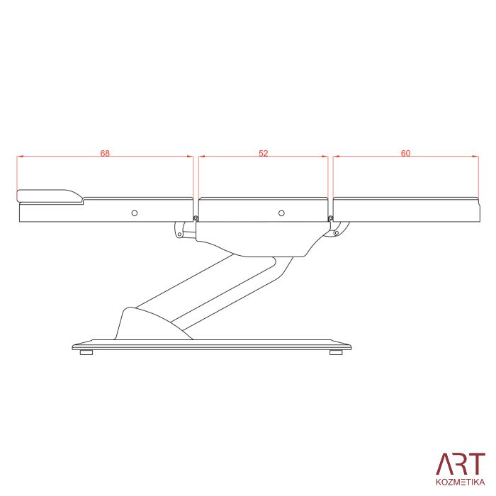 Kozmetična / masažna miza Fox-2214A | Ster |