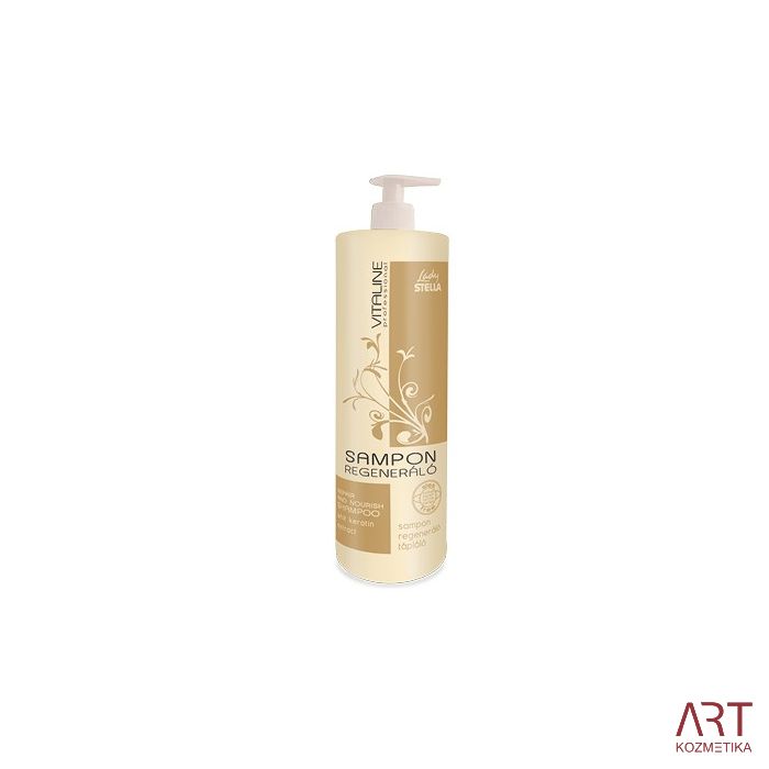 Lady Stella Vitaline negovalni in obnovitveni šampon s keratinom 1000 ml | EAN: 8001859015643
