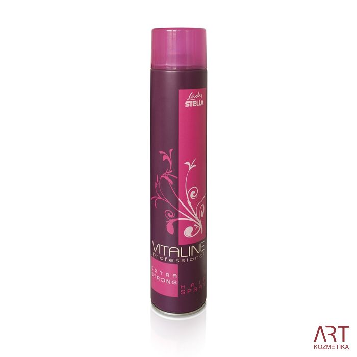 LadyStella Vitaline Lak za lase PINK - izredno močan 750ml 