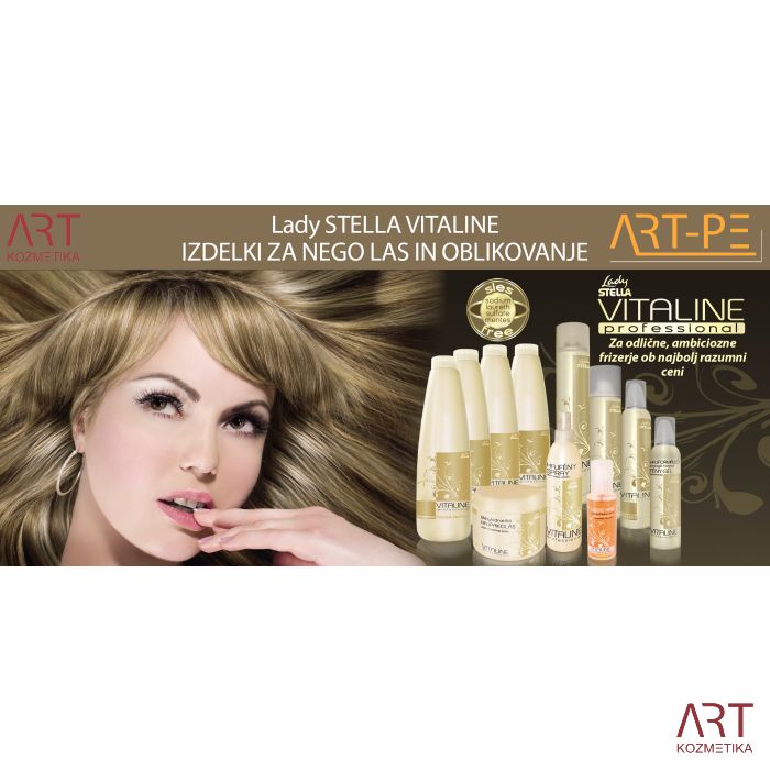 Vitaline obnovitveni serum za sijaj z lanenim oljem 100ml