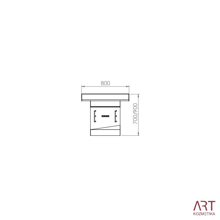 Lesena masažna SPA miza OCCI