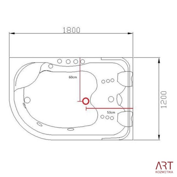 Masažna kad ART - Apollo