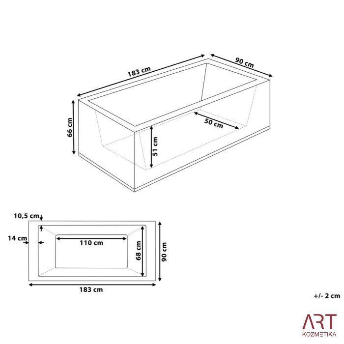 Masažna kad ART - Atom