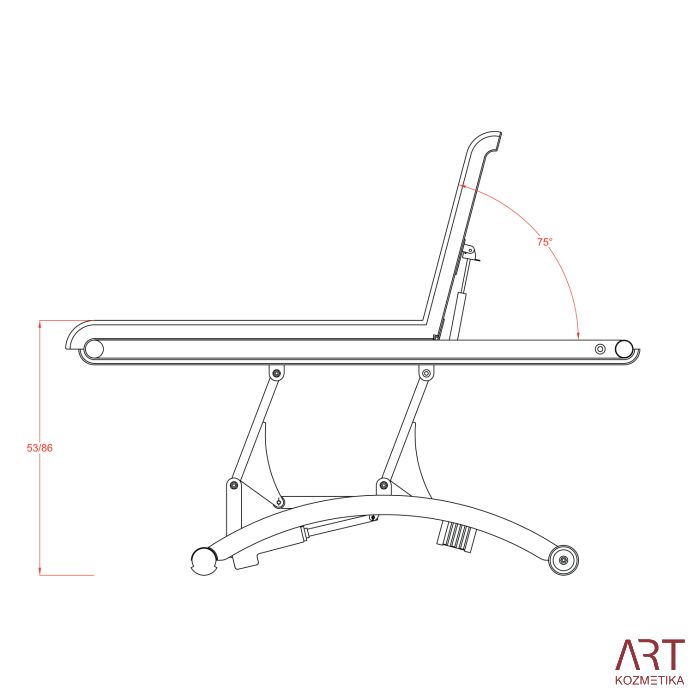 Masažna miza - električna Fox-2241 | Cervic |