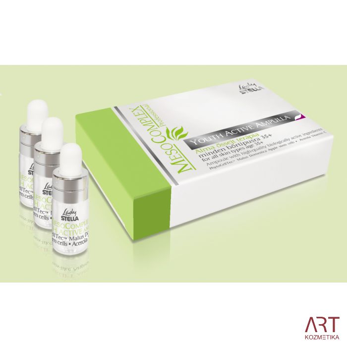 MesoComplex YOUTH ACTIVE pomlajevalne ampule z matičnimi celicami jabolka  za vse tipe kože po 35. letu starosti 3x3ml