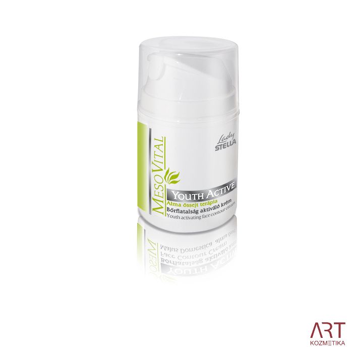 MesoVital YOUTH ACTIVE pomlajevalna krema za obraz z matičnimi celicami jabolka za vse tipe kože po 35. letu starosti 50ml