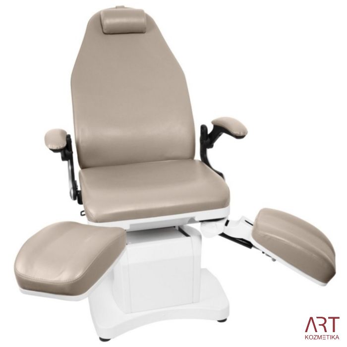 Stol za pedikuro | električni - AS 9089a - kapučino rjava