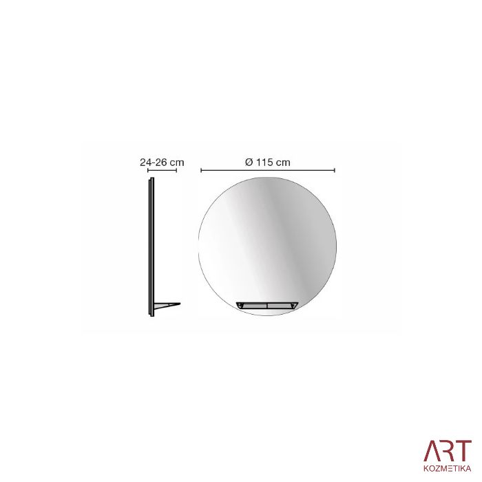 Frizersko ogledalo Oblo | Ceriotti
