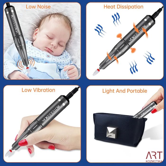 Prenosni strojček za pedikuro in manikuro PEDI+