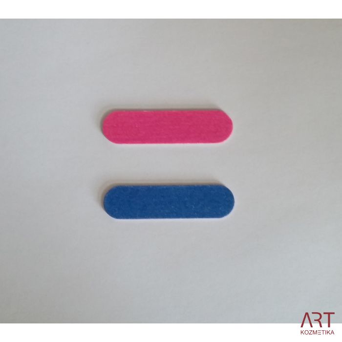 100 delni komplet pilic za pedikuro in manikuro | modro-roza | mini