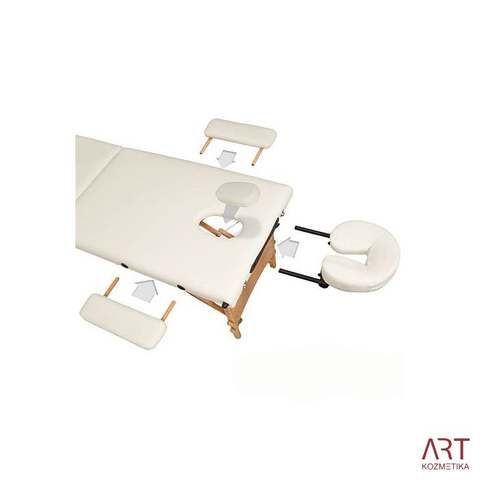 BELT 3-delna prenosna masažna miza - krem