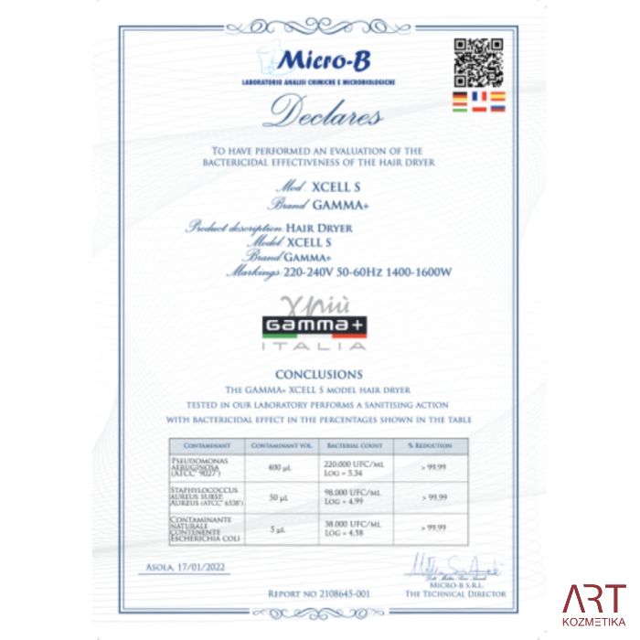 Profesionalni fen za lase GAM XCell S