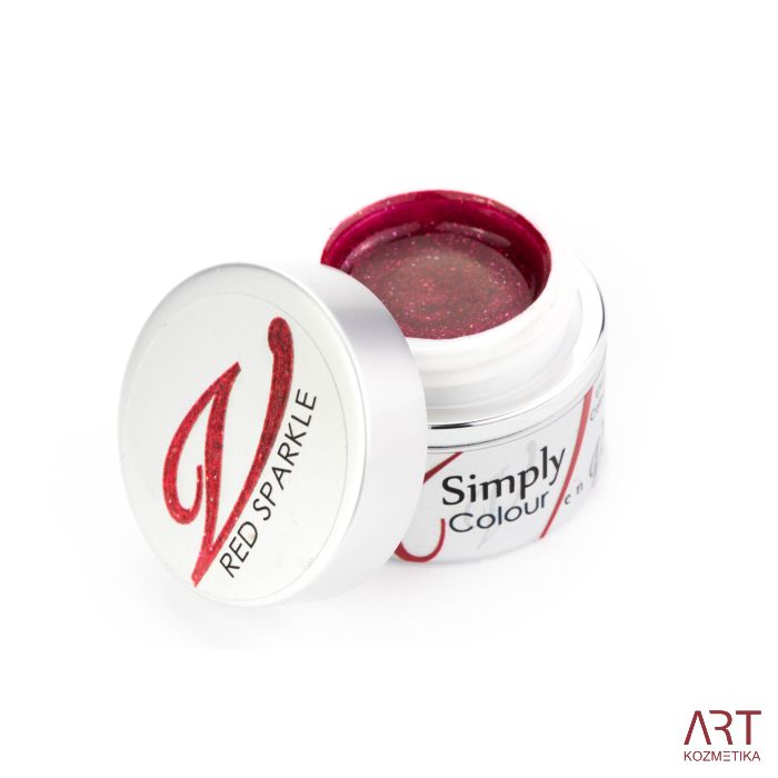 VT - SIMPLY Colour Gel Red Sparkle 5ml