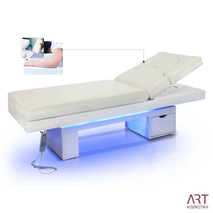 SPA miza CON-FORT z LED osvetlitvijo | 2x motor | wenge