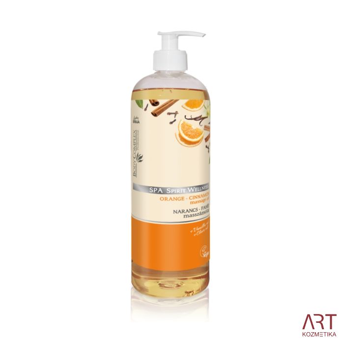 Spa Spirit wellness masažno olje - pomaranča in cimet 1000 ml