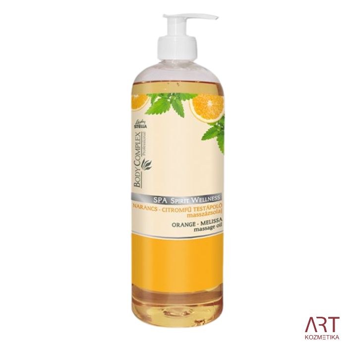Spa Spirit wellness masažno olje - pomaranča in melisa 1000 ml 