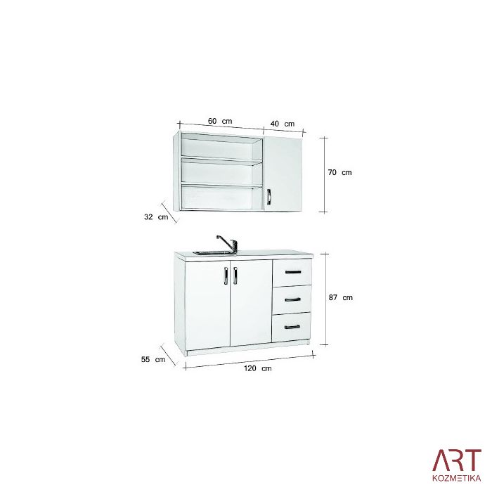 Stenski poličnik - Modo I