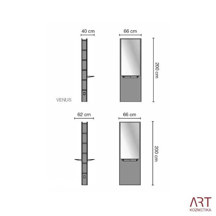 Frizersko ogledalo Venus | Ceriotti