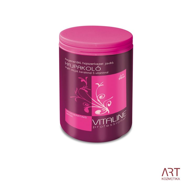 Vitaline REPAIR Regenerativna maska z arganovim oljem, keratinom, vitaminom E in dišavo češnje 1000ml  