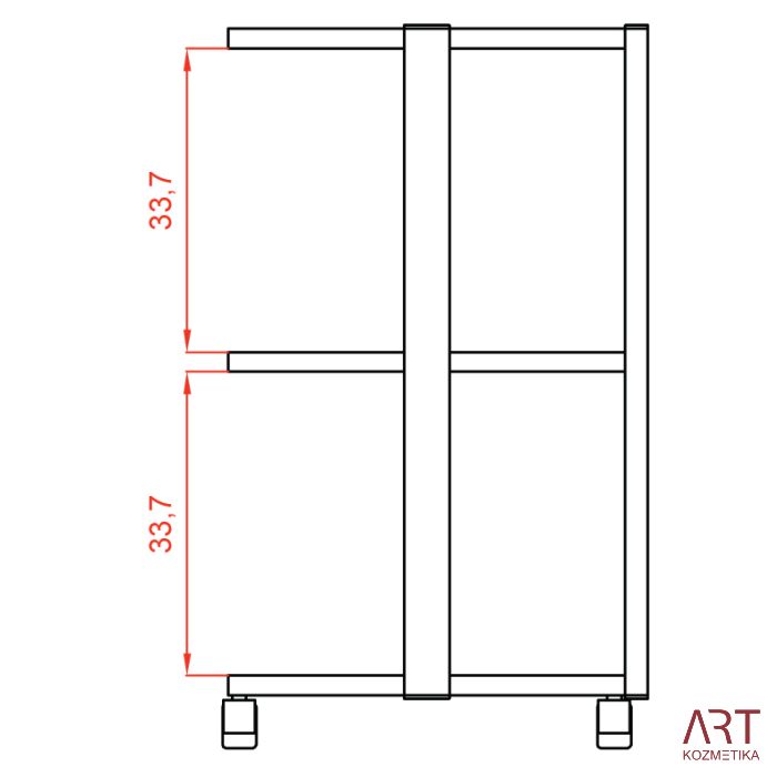 Voziček za odlaganje Fox-1040 | Facile |