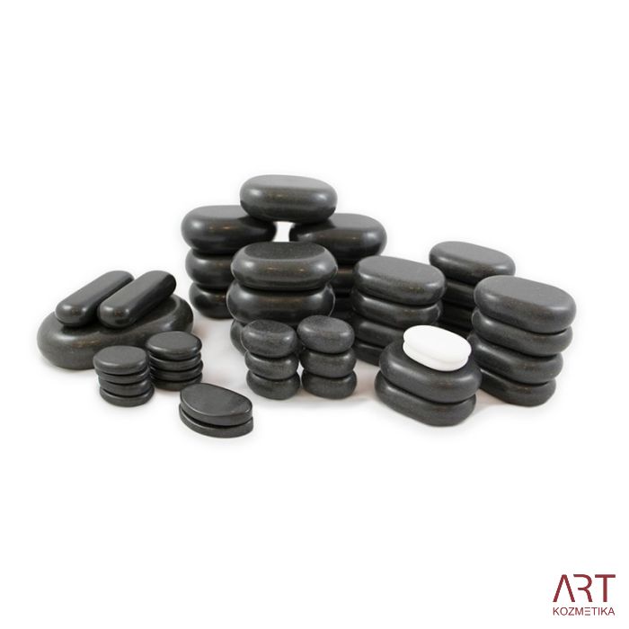 Vroči kamni - Hot stone Breathe | Set 45 kamnov