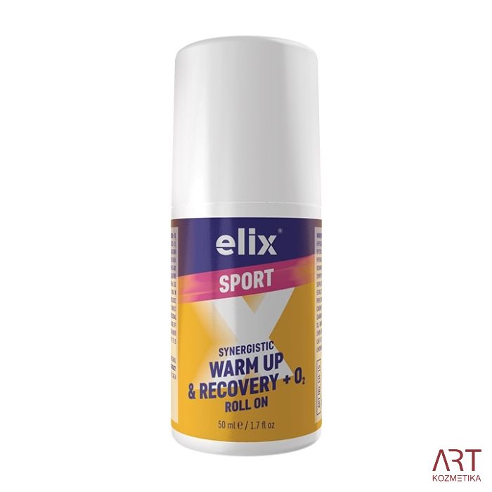 elix SPORT SYNERGISTIC WARM UP & RECOVERY + O2 roll on 50ml