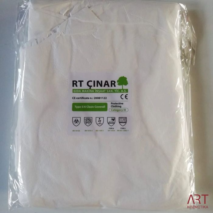 Zaščitni kombinezon vel. UNI kat. III - beli