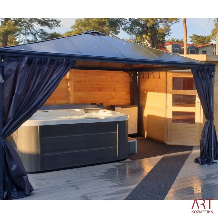 Zunanji SPA masažni bazen ART - Wind