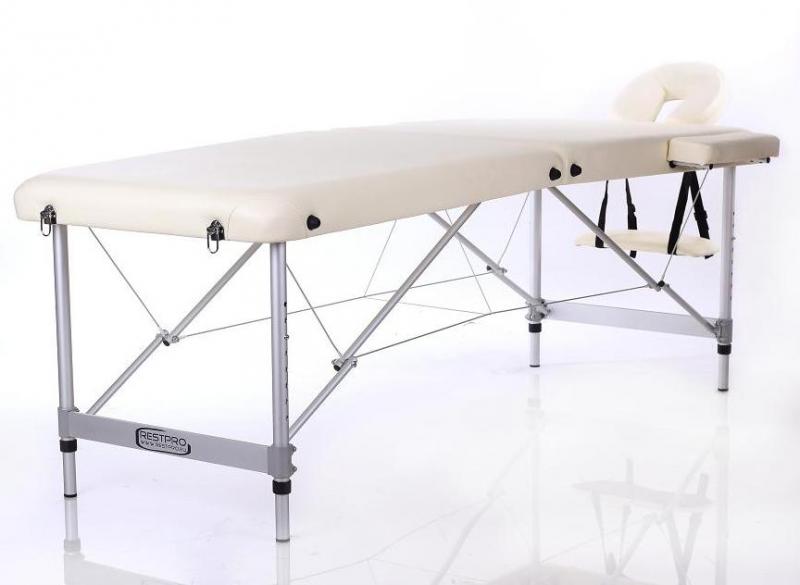 Aluminijasta prenosna masažna miza