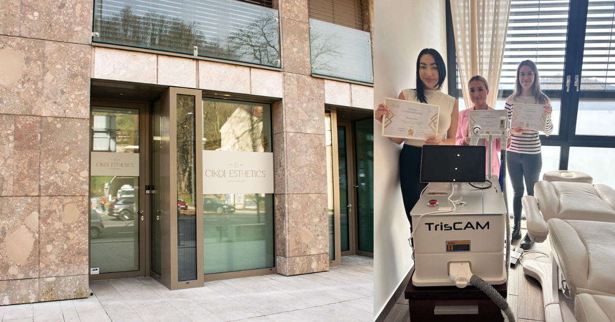 Cikoj Esthetics, akademija in klinika z novim Diodnim laserjem TrisCAM