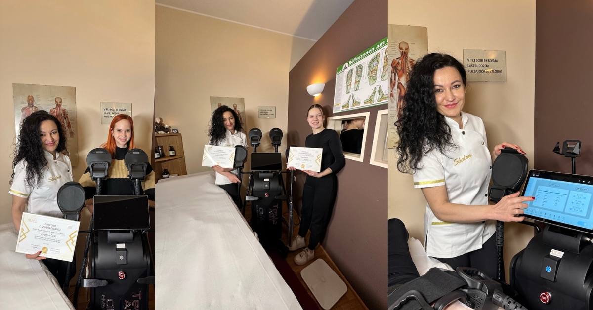TeslaART Clinic stimulator mišic za hujšanje in oblikovanje postave tudi v Shalom salonu Divača