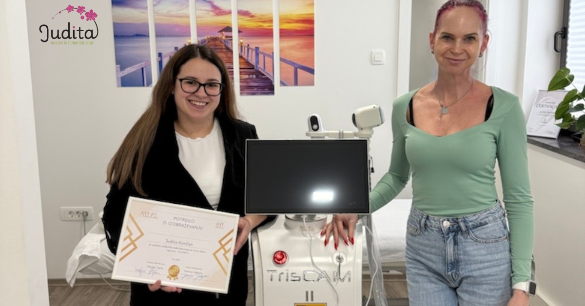 Tudi Judita-masažni in kozmetični salon iz Horjula se je odločila za naš diodni laser TrisCAM II